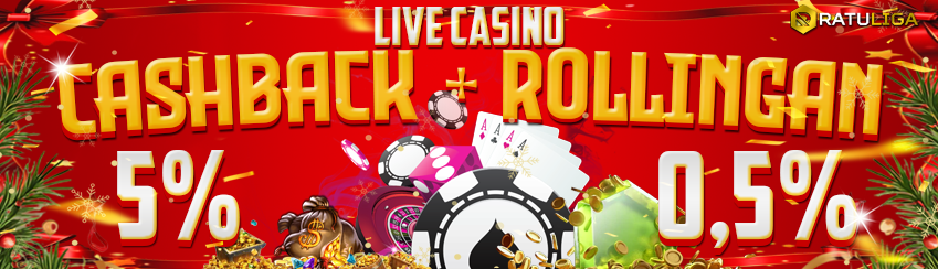 BONUS ROLLINGAN + CASHBACK LIVE CASINO