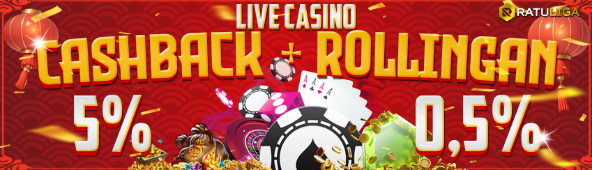 BONUS ROLLINGAN + CASHBACK LIVE CASINO