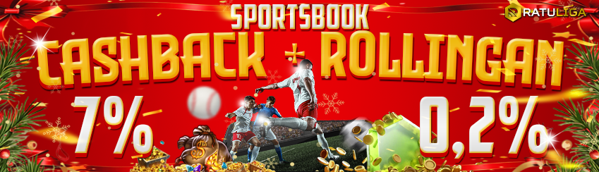 BONUS ROLLINGAN + CASHBACK SPORTSBOOK