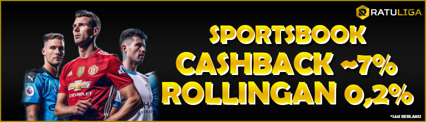BONUS ROLLINGAN + CASHBACK SPORTSBOOK