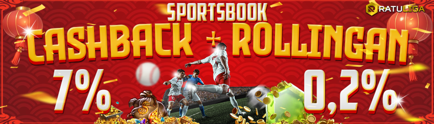 BONUS ROLLINGAN + CASHBACK SPORTSBOOK